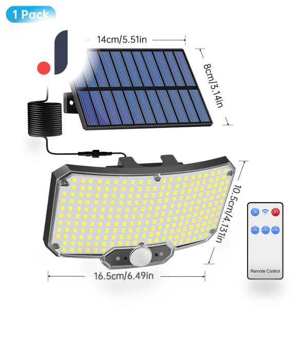Solar Lights Outdoor With 3 Modes Motion Sensor — Outdoor Security & Flood Lighting, AutoSphere