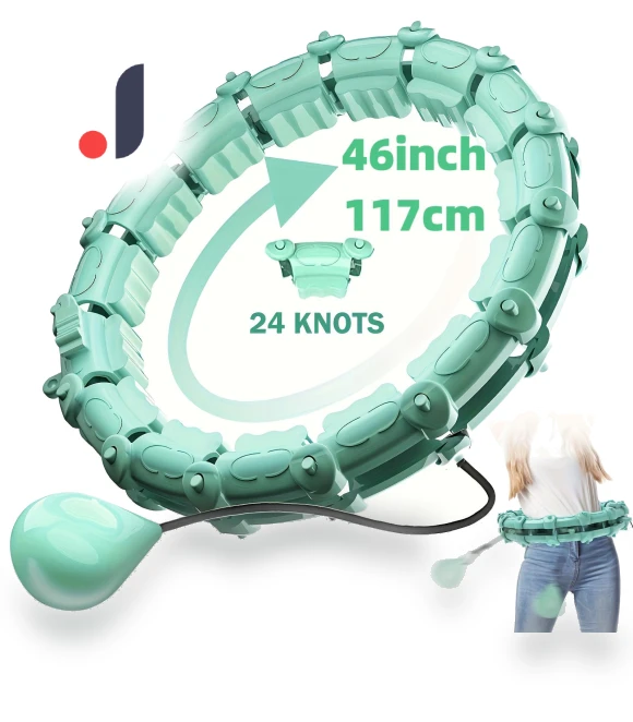 Adjustable Smart Fitness Hula Hoop with Removable Hollow Ball — Kids Fitness, YC Direct