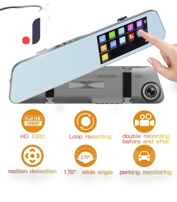 Car Dash Cam with Touch Screen and Dual Lens — Dashboard Cameras, Popular House