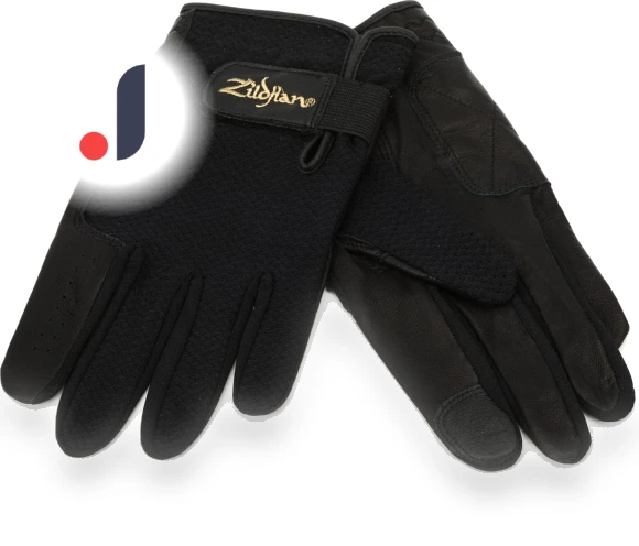 Drummer Gloves with Touchscreen — Finger Cymbals, Zildjian