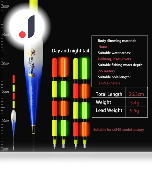 Electronic Tail Drift LED Float — Bite Indicators, Aidufushi