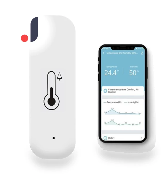 Intelligent Humidity Temperature Monitor with APP Control — Home Climate Control, Ruihang