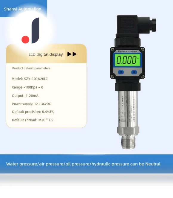 Intelligent Pressure Transmitter with Digital Display — Pressure, TAOMall
