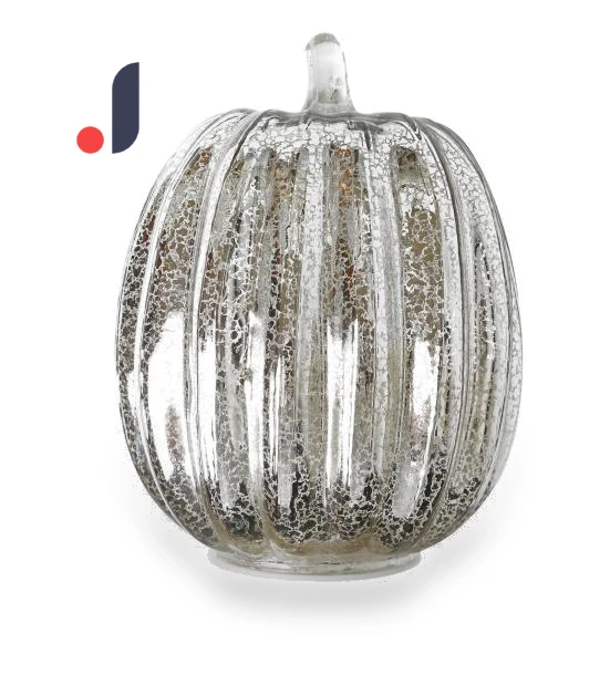 LED Pumpkin Lantern with Built-in Smart Timer — Outdoor Torches, Blackcurrant
