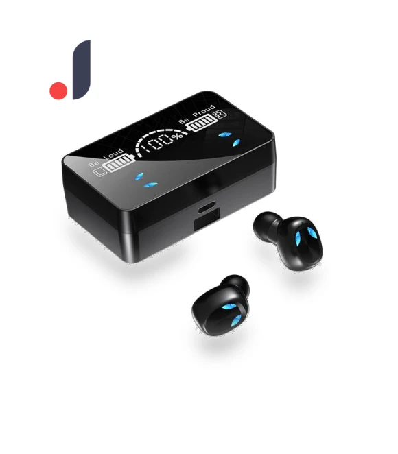 Mirror Digital Display Touch Wireless Bluetooth Earbuds — Bluetooth Headsets, Uav parts center