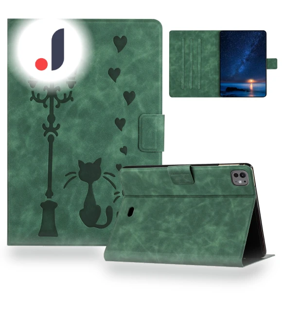 Smart Cover for iPad Pro 11 (2024) with Cat Print — Keyboard Cases, Choices Samsung Cases