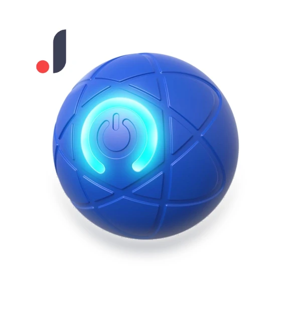 Smart Teasing Dog Ball LED Automatic Rolling Ball Toy — Automatic Launchers, He2442ang