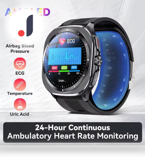 Smartwatch with Air Pump and Airbag for Accurate Measurement — Smartwatches, Carrefour