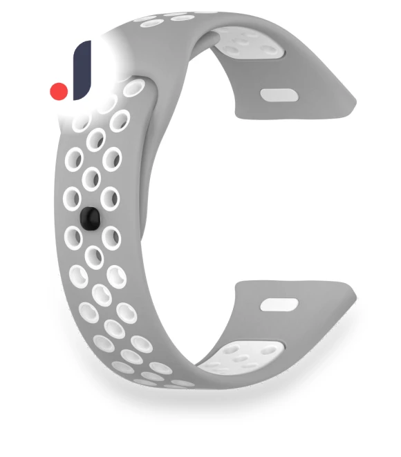 Two-Color Silicone Bracelet Replacement Strap — Bands, Zuouiqin