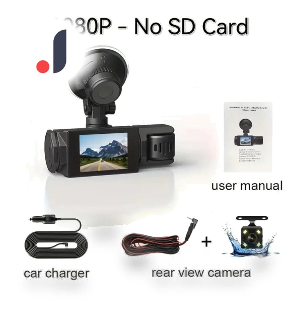 3-Channel WiFi Car DVR with 1080P Triple Camera — Dashboard Cameras, LIAESMART