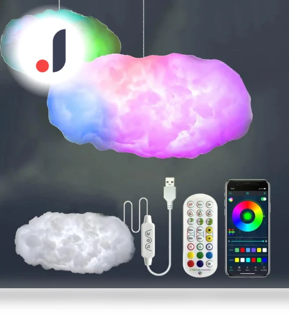 3D Big Cloud Lighting Light — Kids' Lamps, DC-HOME-3