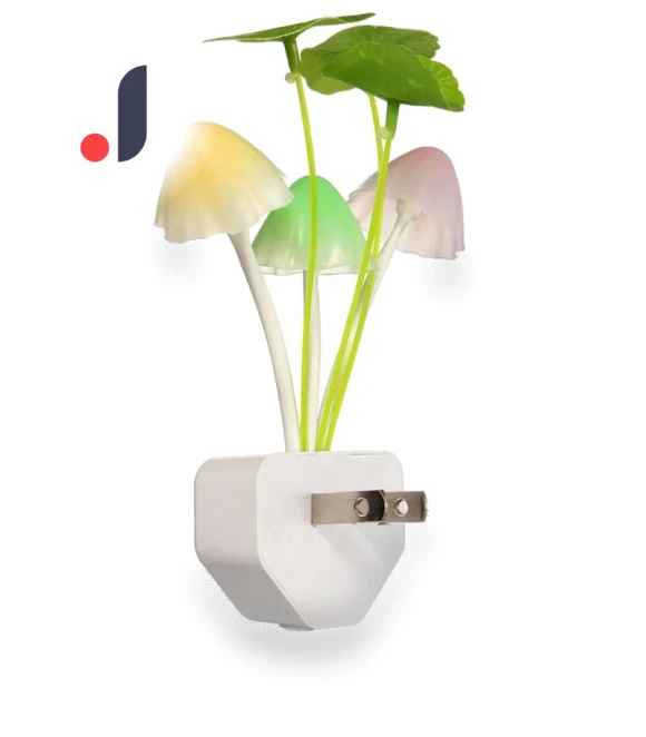 Floral Sensor LED Mushroom Night Light — Night Lights, DC-HOME