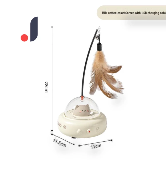 Smart Feather Teaser Wand — Cat Playthings, the BAY