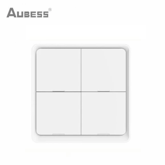 Smart Scene Switch 4 Gang — Dimmer Switches, AUBESS