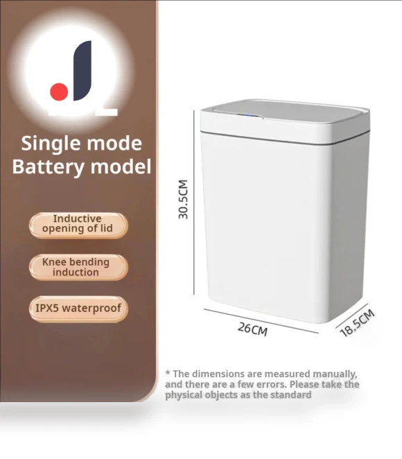 Smart Trash Can for Bathroom — Kitchen Cans, HOME-Auto-001