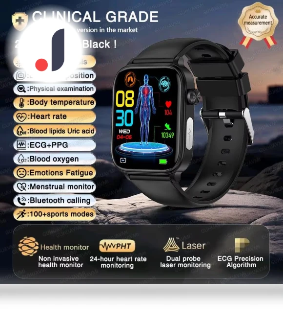 Smartwatch with ECG and PPG for Health Diagnostics — Smartwatches, Carrefour