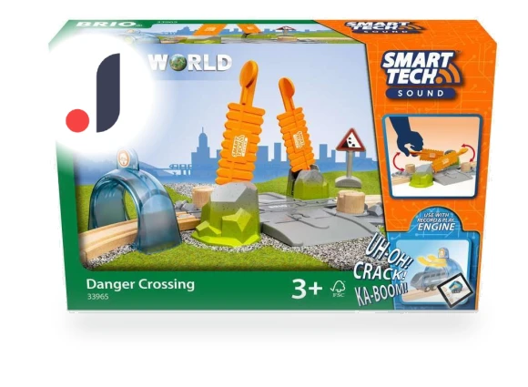 Sound Action Railroad Crossing — Toy Vehicles, Brio