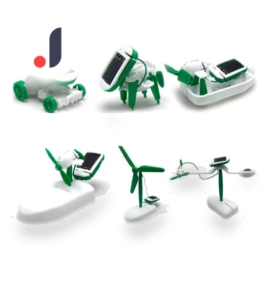 6-in-1 Solar Robot DIY Kit — Solar Power, RMT House