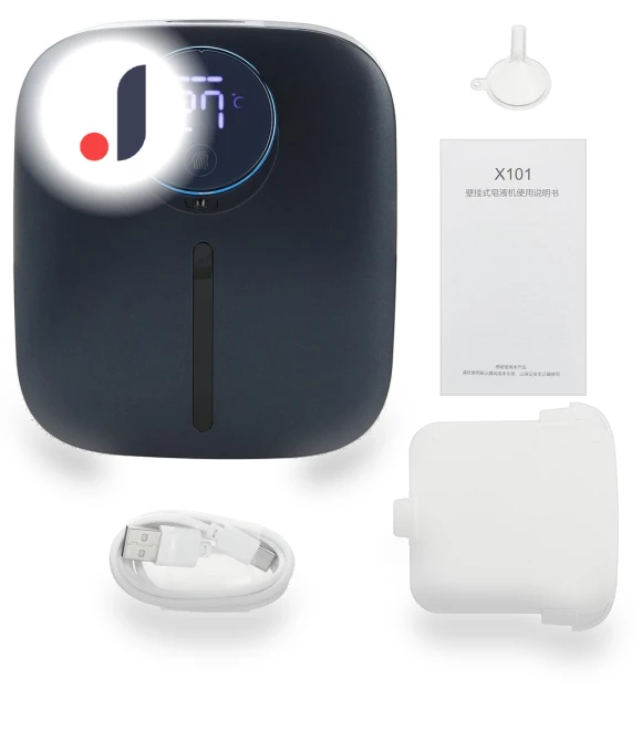 Automatic Soap Foam Dispenser with Digital Temperature Display — Care Dispensers, The Romantics