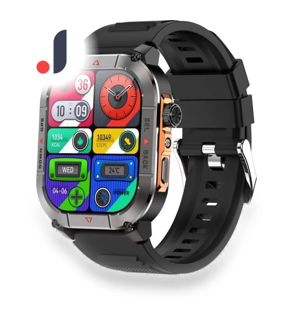 Men's Smartwatch with AMOLED Display and GPS — Smartwatches, ESTG