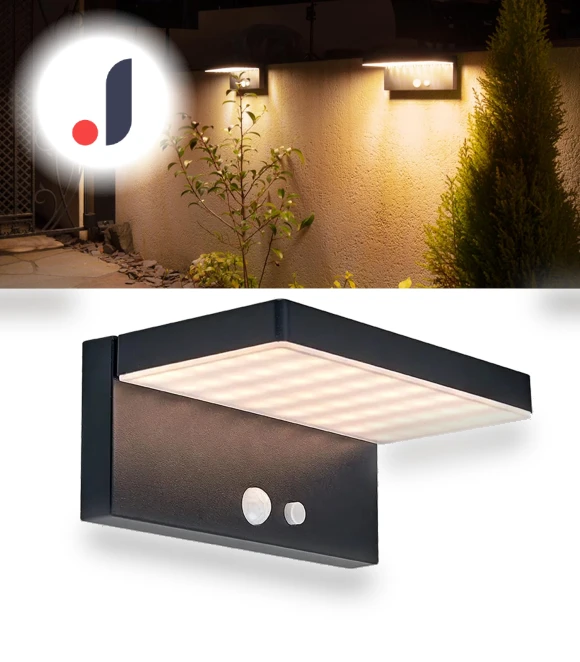 Outdoor Solar Sensor Motion Warm Stylish Porch Entryway Light — Outdoor Security & Flood Lighting, SAMURAI STYLE