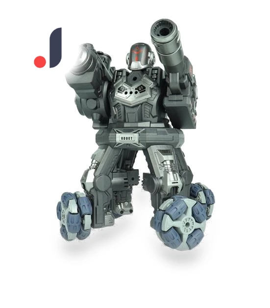 Remote Control Robot Car with Music, Lights, Water Bombs, and 360-Degree Rotation — Interactive Figures & Robots, RMT House