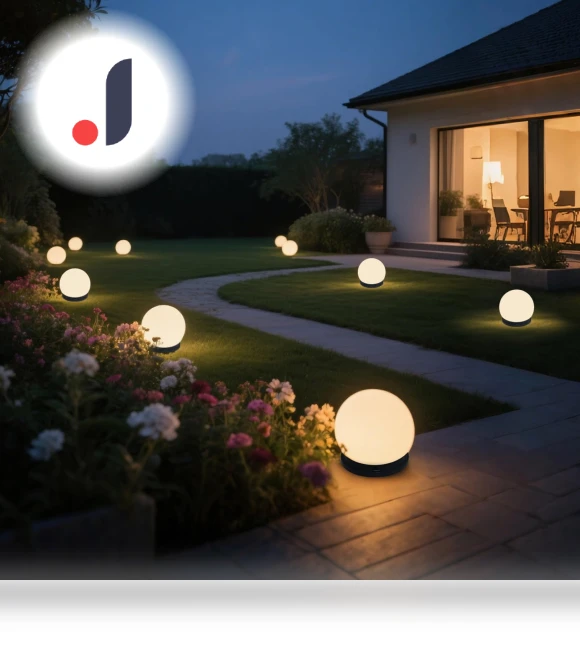 Smart Lighting Solar Remote Control — Outdoor Security & Flood Lighting, SAMURAI STYLE