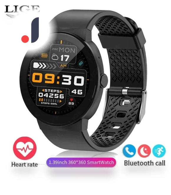 Smart Watch with Color Display and Heart Rate Monitor — Wearable Accessories, LIGE