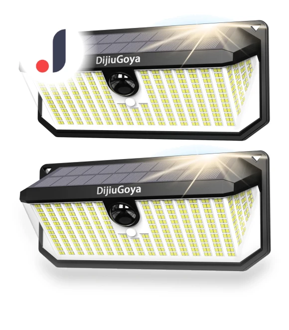 Solar Light with Motion Sensor — Outdoor Security & Flood Lighting, SAMURAI STYLE