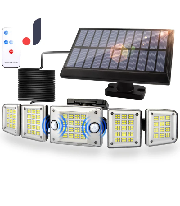 Solar Outdoor Motion Sensor Light — Outdoor Security & Flood Lighting, SAMURAI STYLE