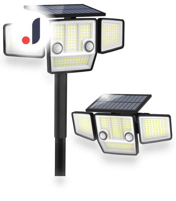 Solar Outdoor Waterproof Motion Sensor Light — Outdoor Security & Flood Lighting, HAARAY