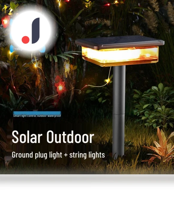 Solar Powered Waterproof Smart String Lights — Outdoor String Lights, ElectroCN