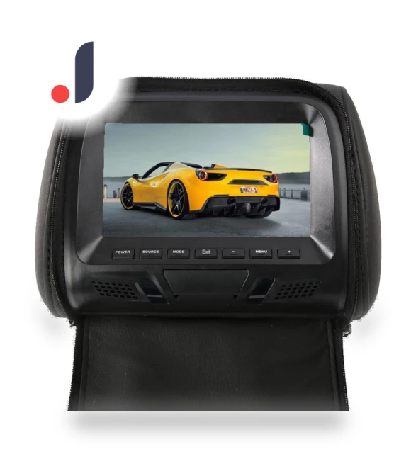 Universal 7-inch Touchscreen Headrest Monitor — In-Car Entertainment Systems, Daily Home Furnishings
