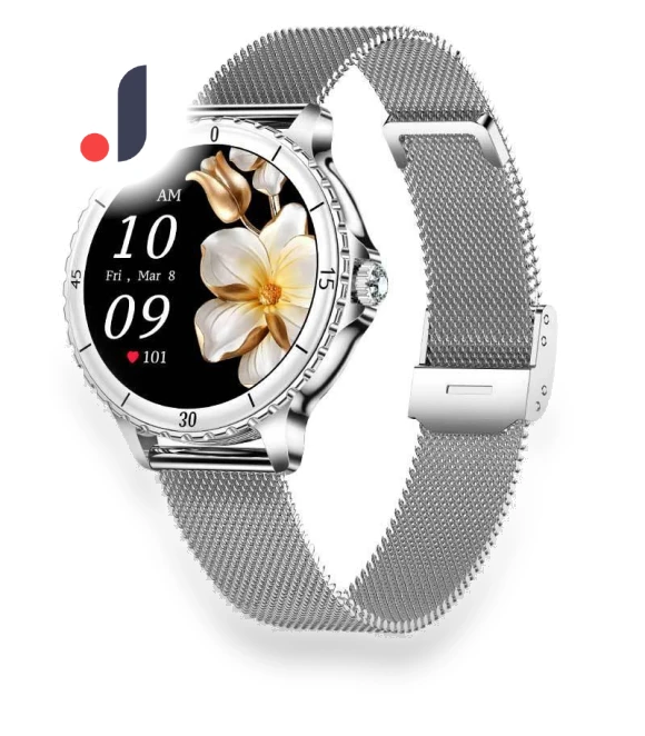 Women's Smart Watch Bracelet with Bluetooth Calling and Health Monitoring — Wearable Accessories, ESTG