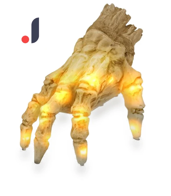Animated Zombie Hand Halloween Decoration — Spooky Sounds, Happiness First