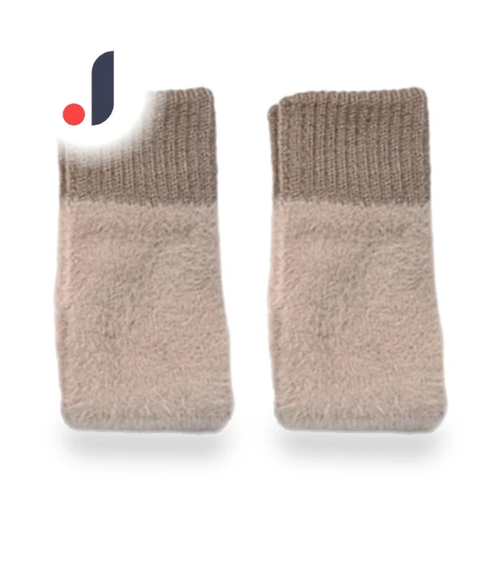Fingerless Gloves with Fleece Lining — Cold Weather Gloves, Sugary Clothespress