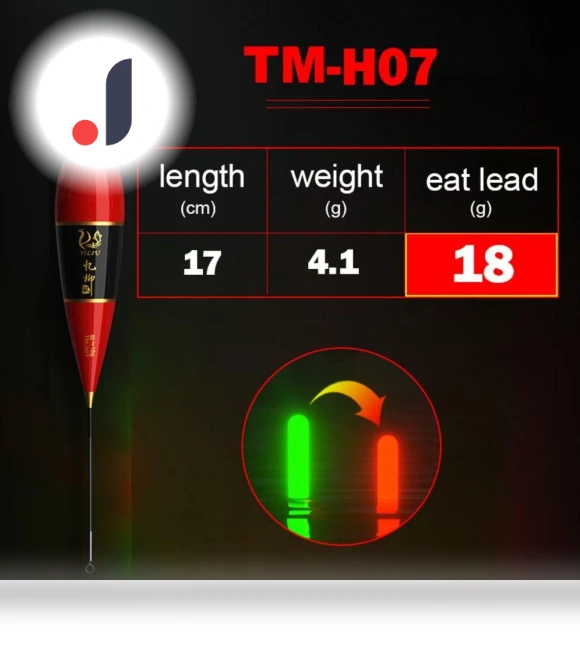 Luminous Sensor Fishing Floats — Bite Indicators, YajingGlass