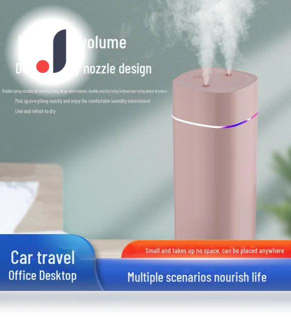 Silent Sterilizing Smart Dual-Head Desktop Aromatherapy Humidifier — Air Moisturizers, Computer boost
