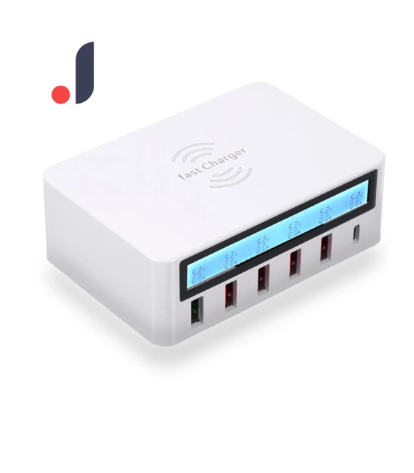 Smart Charging Station with LCD Display and USB Dock — Power Hubs, 3d printing machine