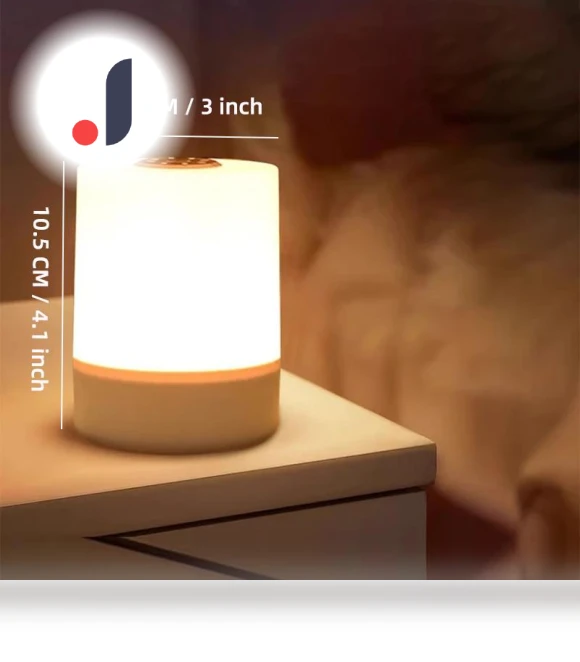 Touch Night Light with Dimmable Modes — Lamps & Shades, JoyBliss