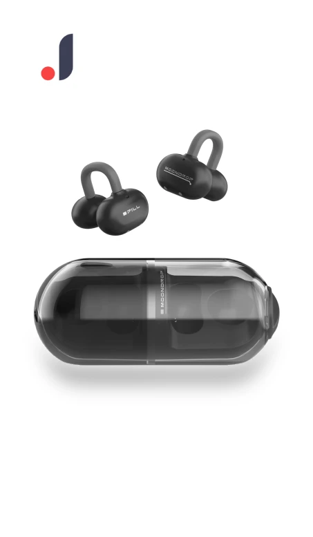 Wireless Earbuds with Open-Ear Cuffs — In-Ear Headphones, Moondrop