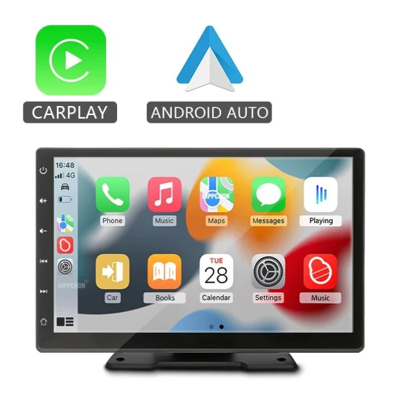 9-inch CarPlay Android Auto Car Radio — Stereo Receivers, ZoomSpark