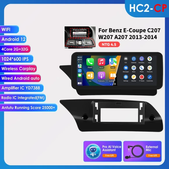 Android 13 Car Radio with CarPlay — Stereo Receivers, OSSURET