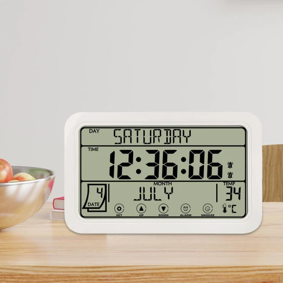 Digital Wall Clock Alarm — Clocks, Dewdroop