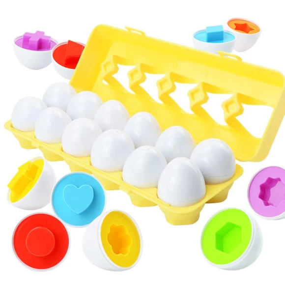Early Education Pairing Smart Egg — Infant & Early Childhood Playthings, Happy Time For kids