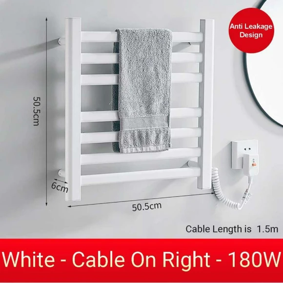 Electric Heated Towel Rack with Sterilization — Towel Warmers, Decor Dream