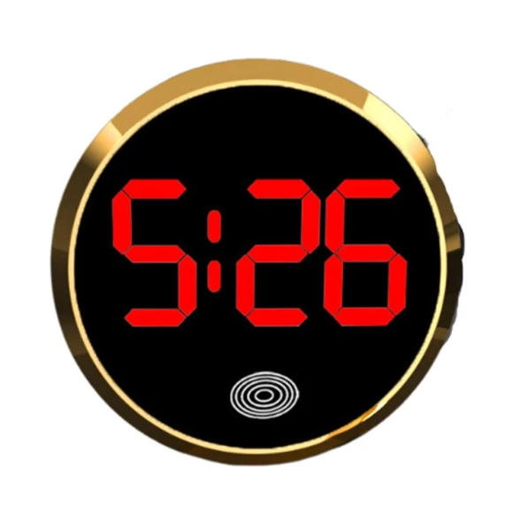Mini Fluorescent Dashboard Clock with Touch Control — Clock, rocajijian