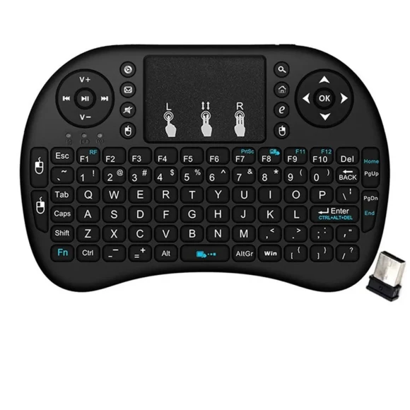 Mini Wireless Keyboard with Air Mouse Remote Touchpad — Keyboards, Jumaocun-Fashions