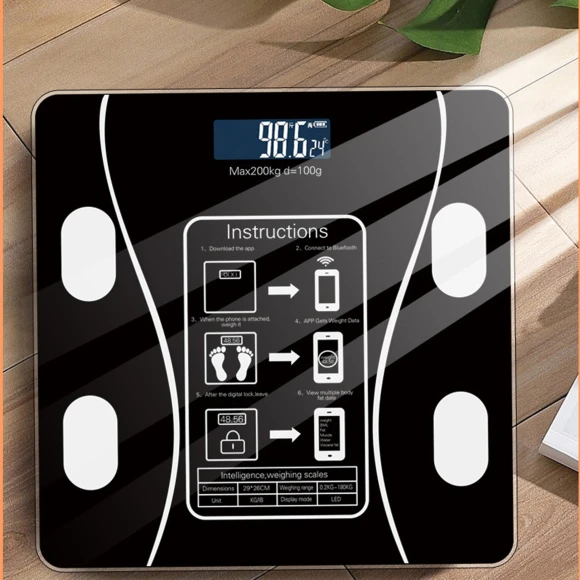 Smart Bluetooth Body Fat Scale — Body Composition Analysis, Various wearables