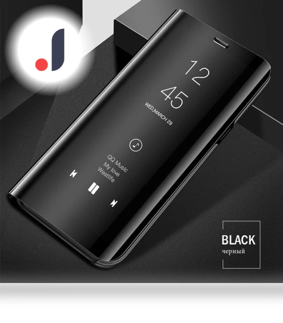 Smart Mirror Clear View Magnetic Flip Stand Phone Case — Phone Accessories, CASE-FE1
